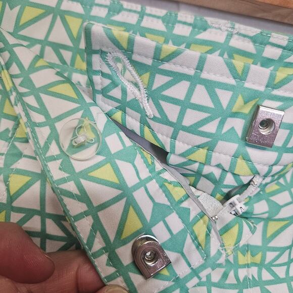 NiVo White and Green Patterned Golf Skort - Picture 5 of 8